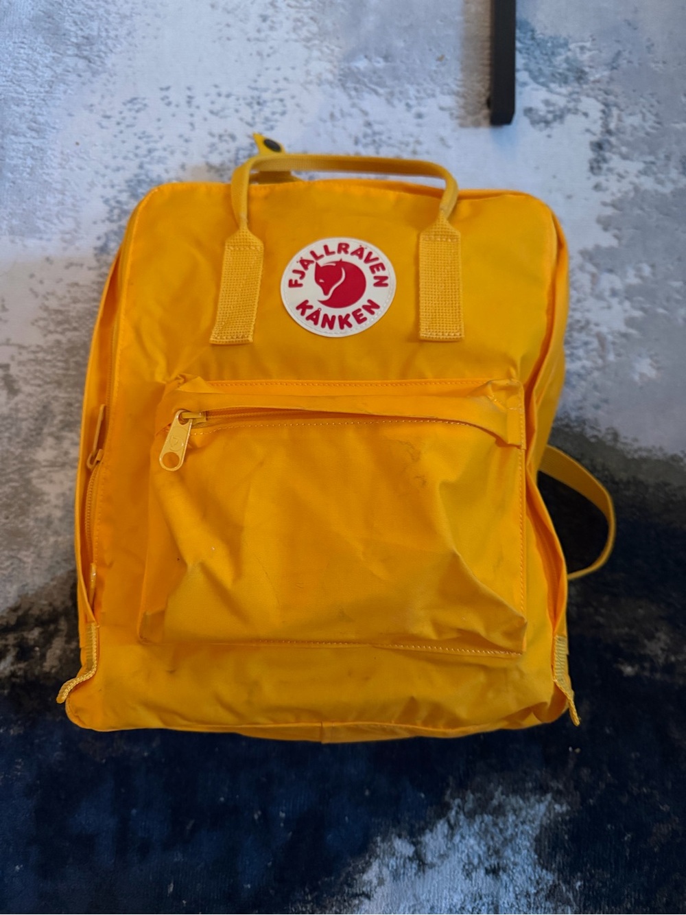 Fjallraven Kanken Backpack in Vibrant Yellow